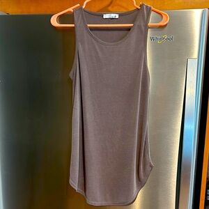 Beautiful Taupe Tunic Top